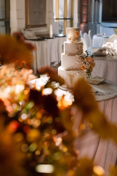 Elegant wedding décor at Liberty Grand