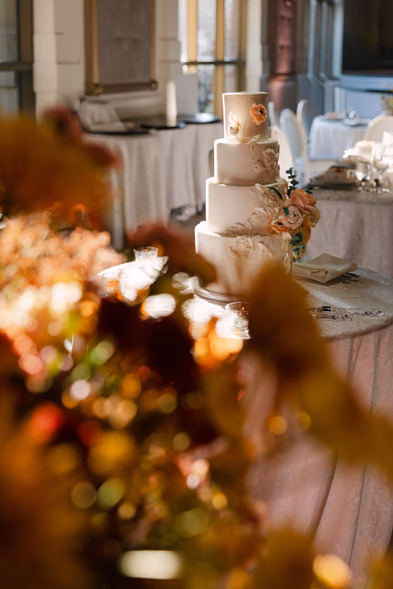 Elegant wedding décor at Liberty Grand
