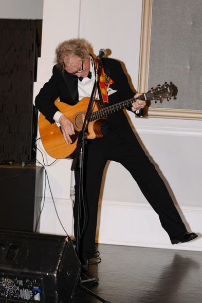 Live musician played at Liberty Grand reception