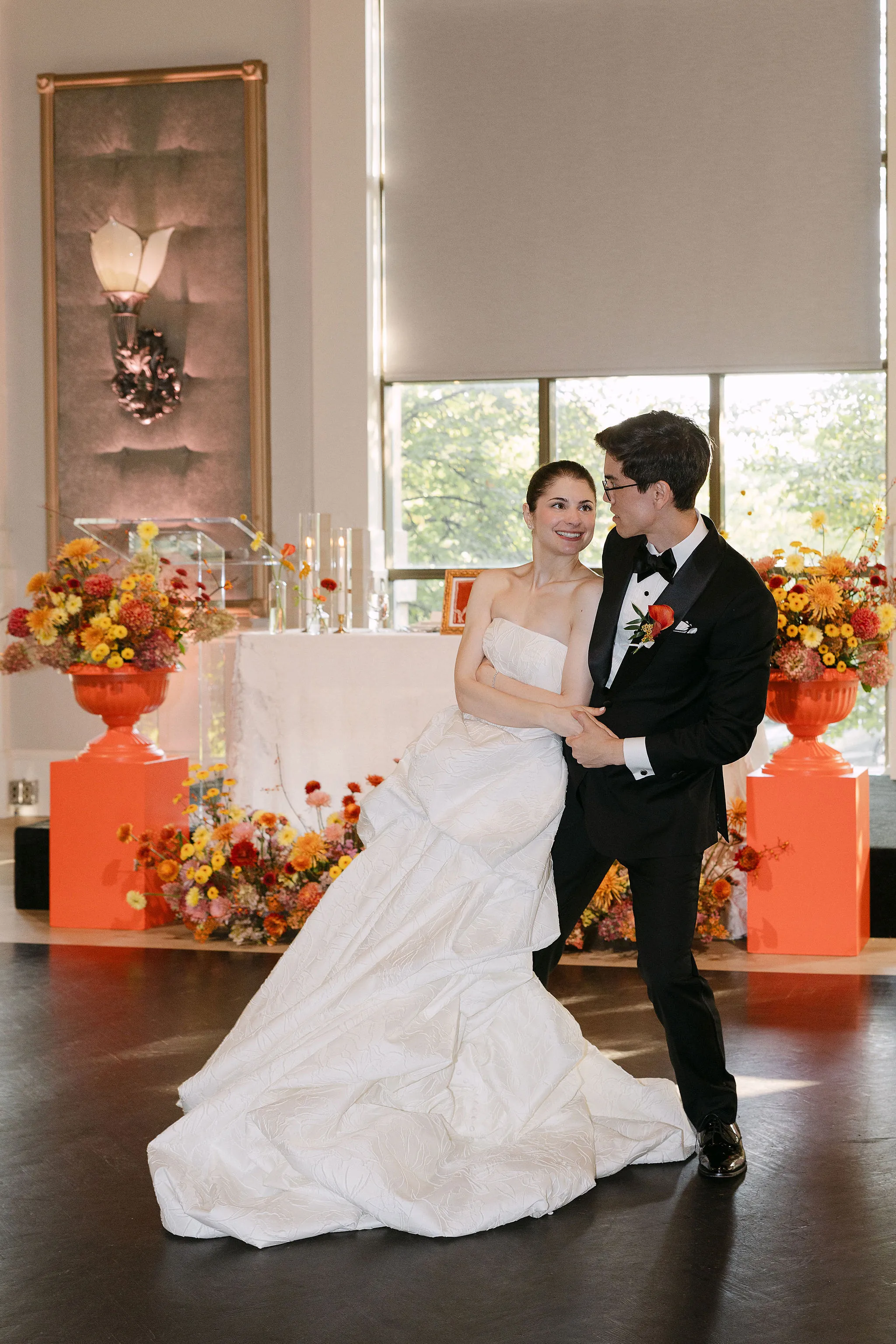 couple posing at Liberty Grand