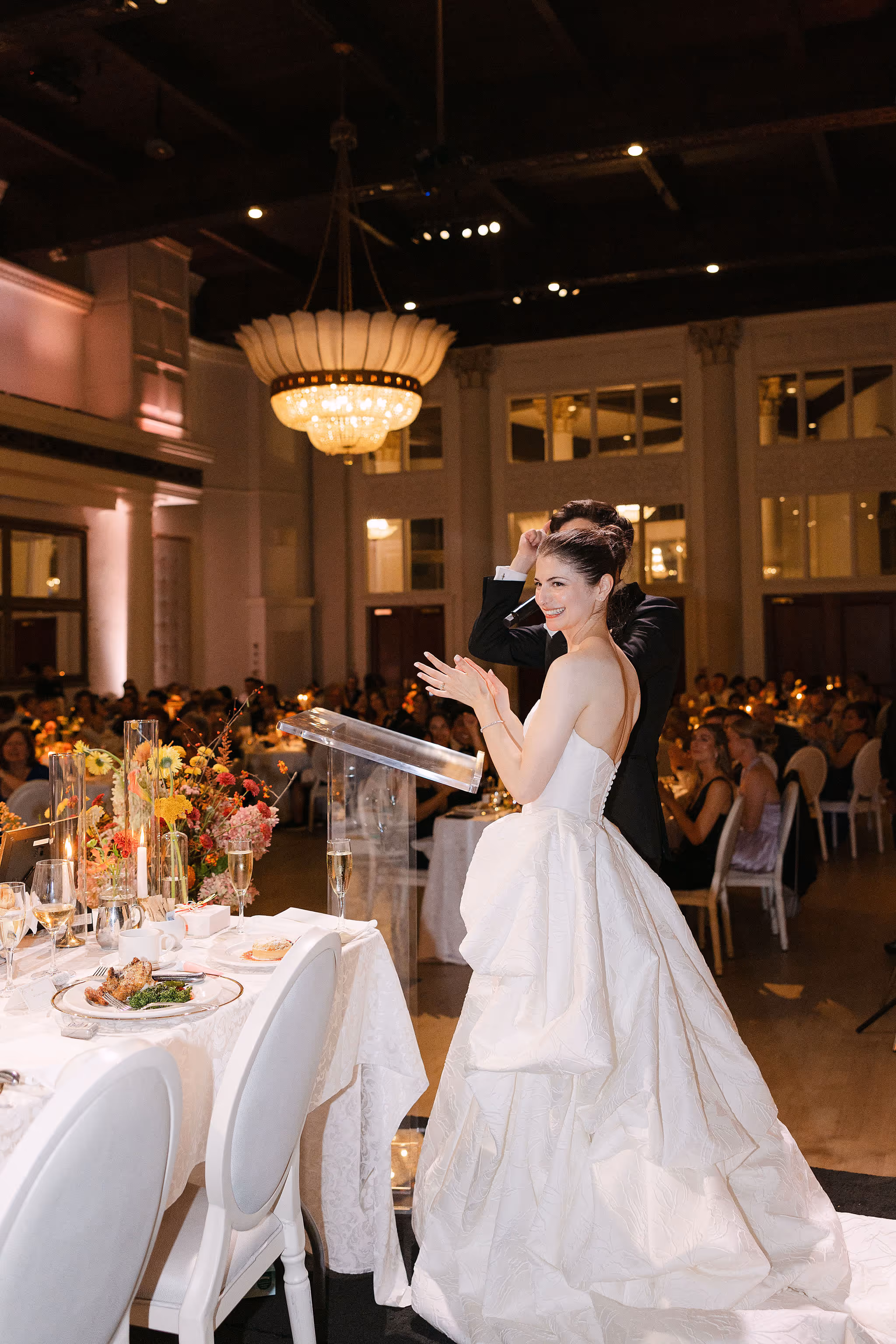 couple speech at Liberty Grand