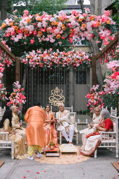 Groom at Liberty Grand Indian wedding