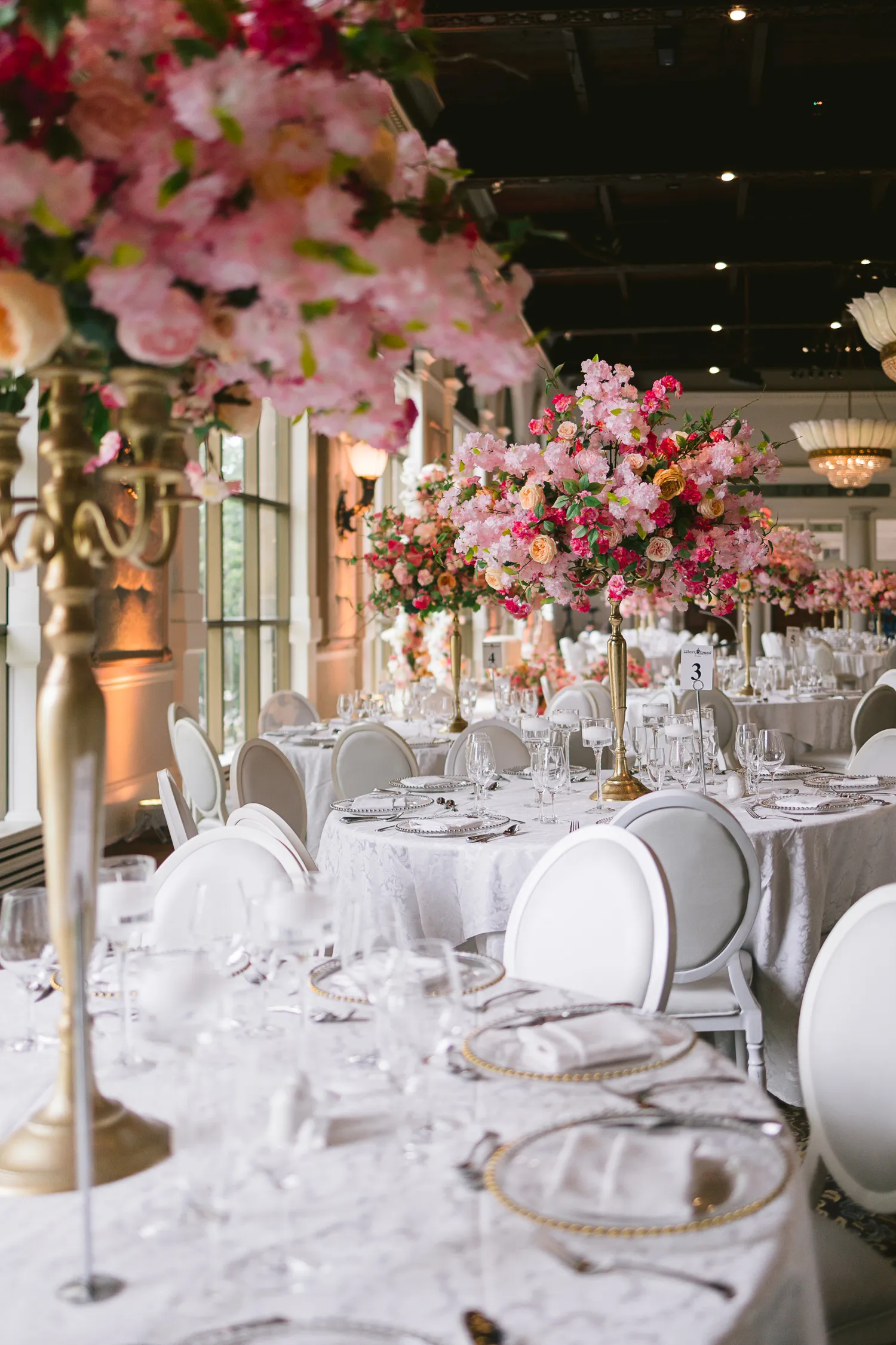 wedding decor at Liberty Grand in Toronto