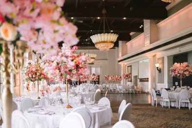 Traditional Indian wedding reception