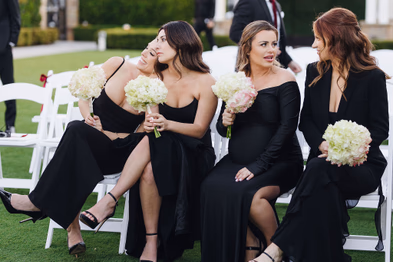 Guests enjoying the Lido House wedding ceremony