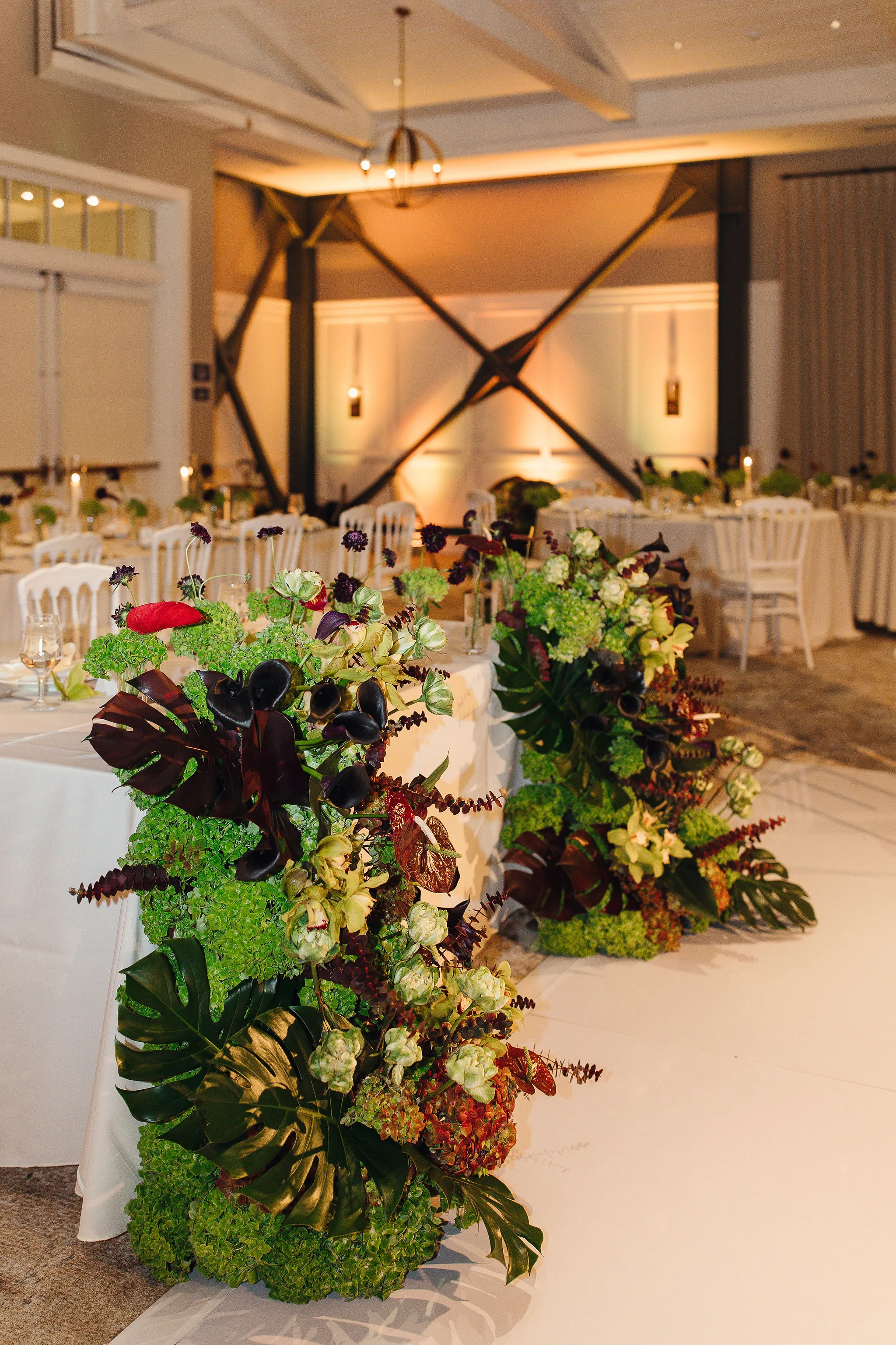 wedding decor at Lido House wedding reception