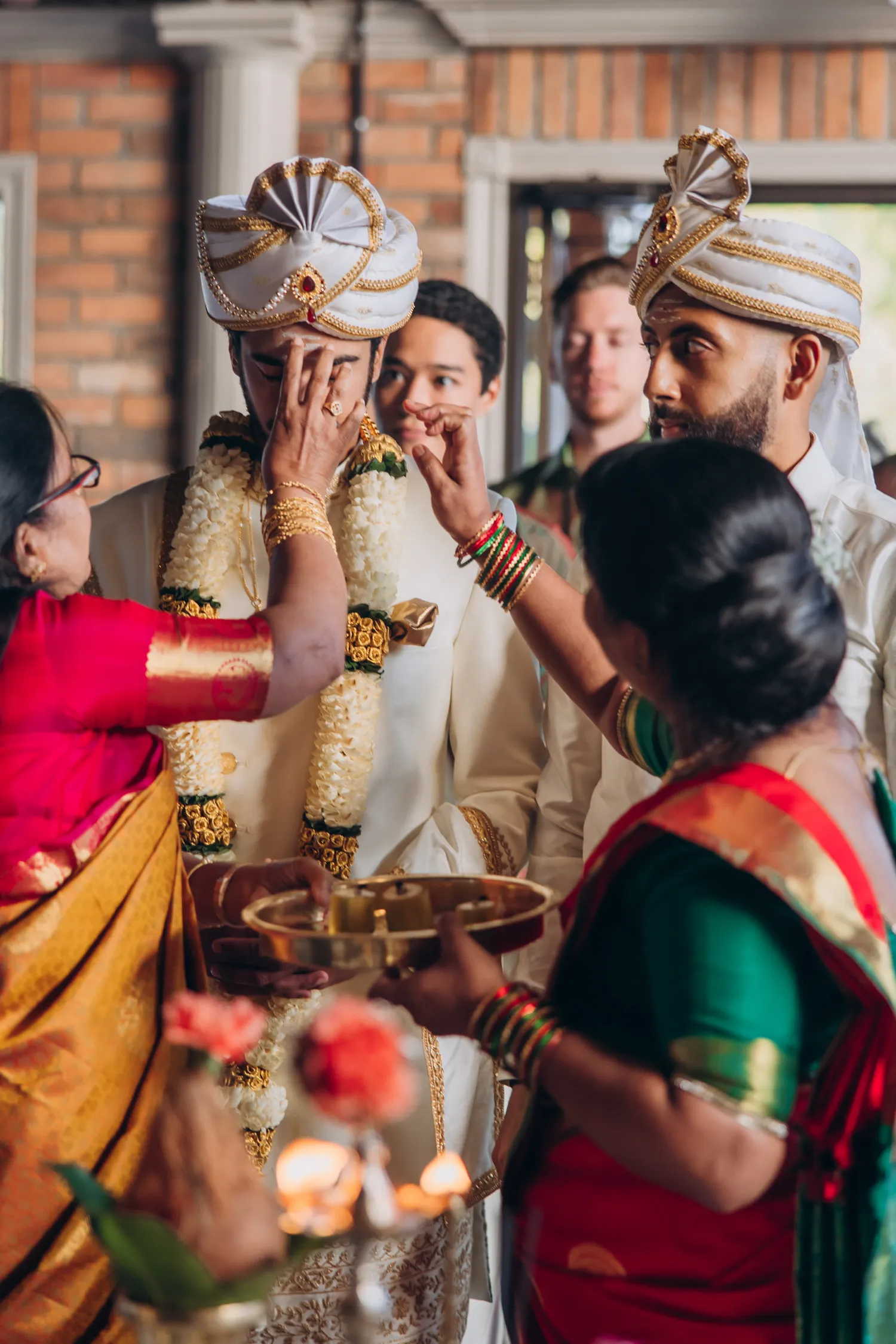 Groom entering ceremony at Tamil wedding photography in Toronto