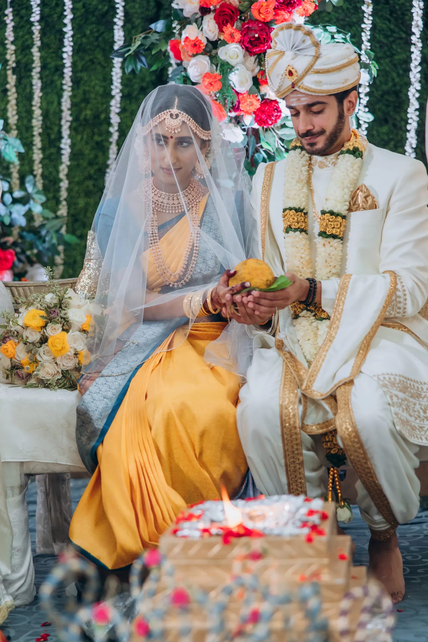 tamil hindu wedding at Madison Greenhouse