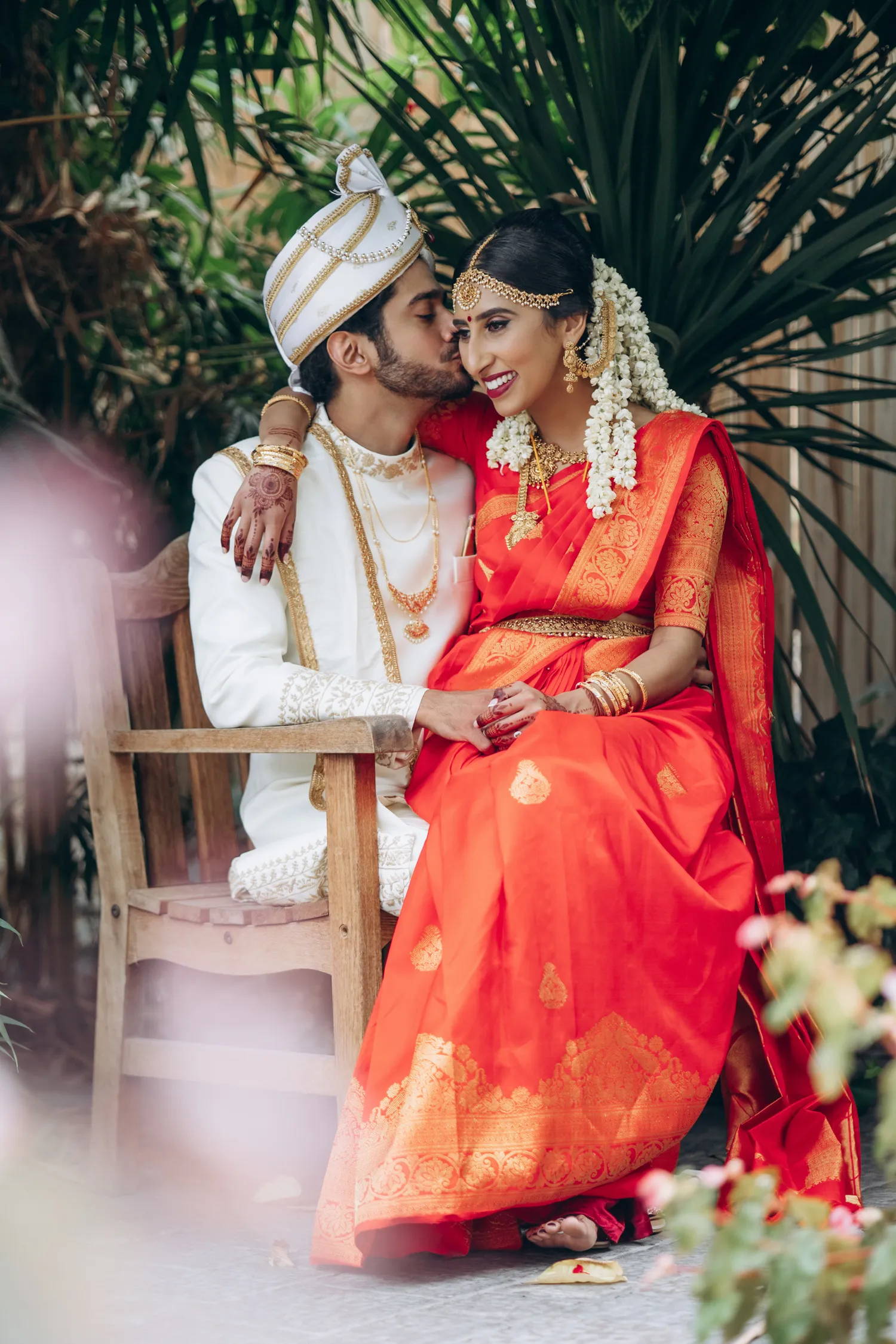 Madison Greenhouse tamile wedding photo