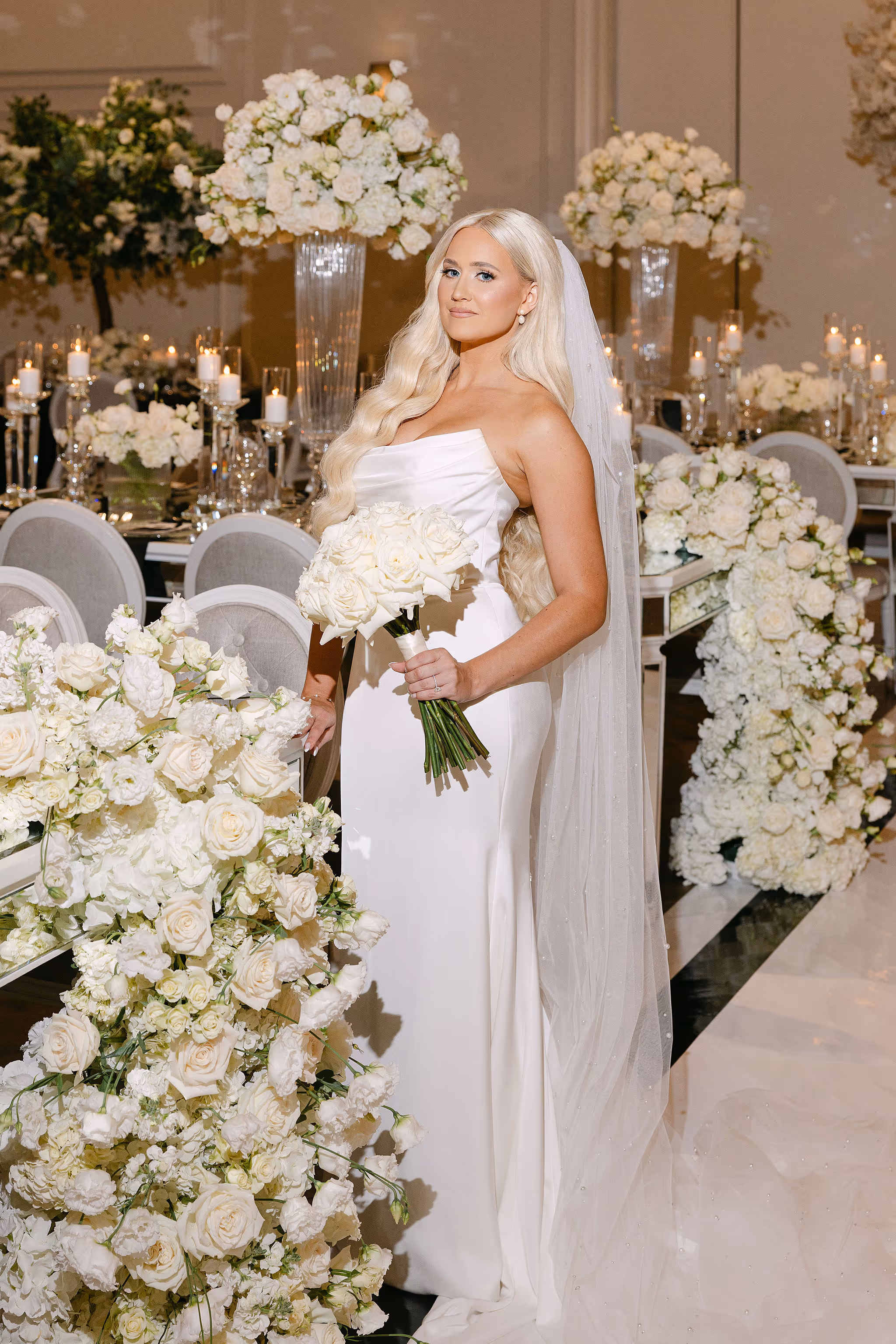cake cutting at The Arlington Estate wedding reception Vaughan — Astora Studio