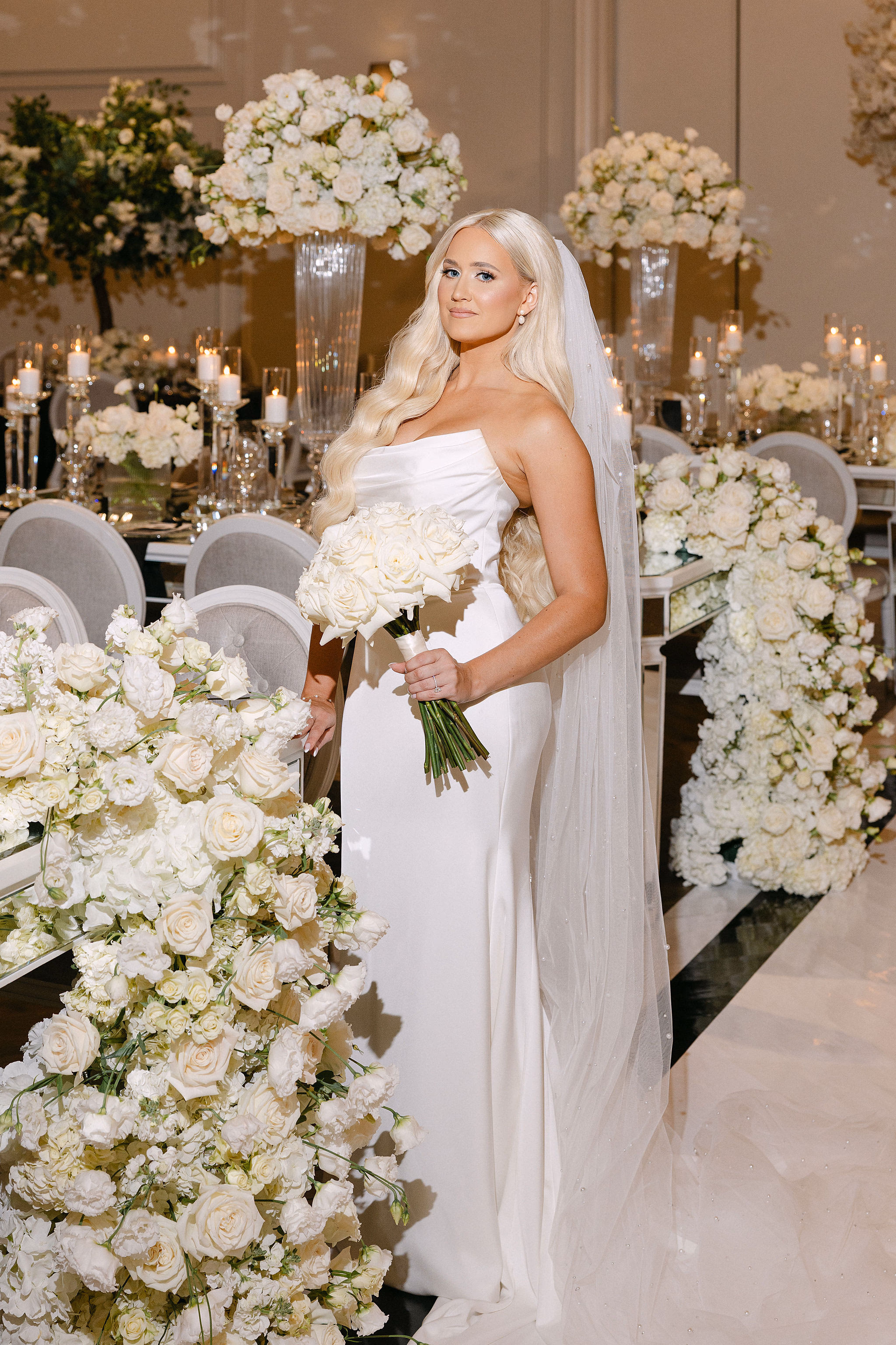 cake cutting at The Arlington Estate wedding reception Vaughan — Astora Studio