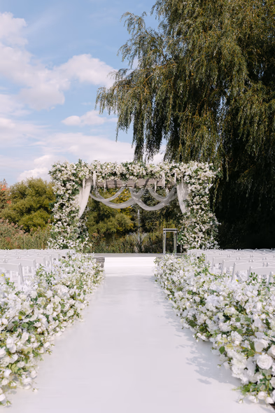 outdoor ceremony at The Arlington Estate Vaughan Ontario — Astora Studio wedding photography