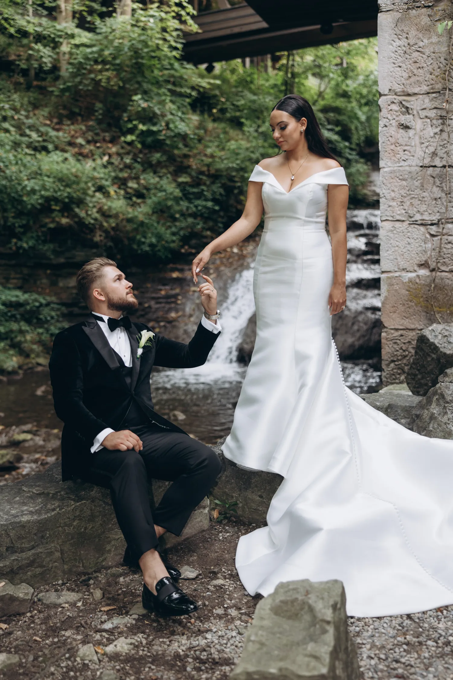 Luxury Ancaster Mill wedding photo