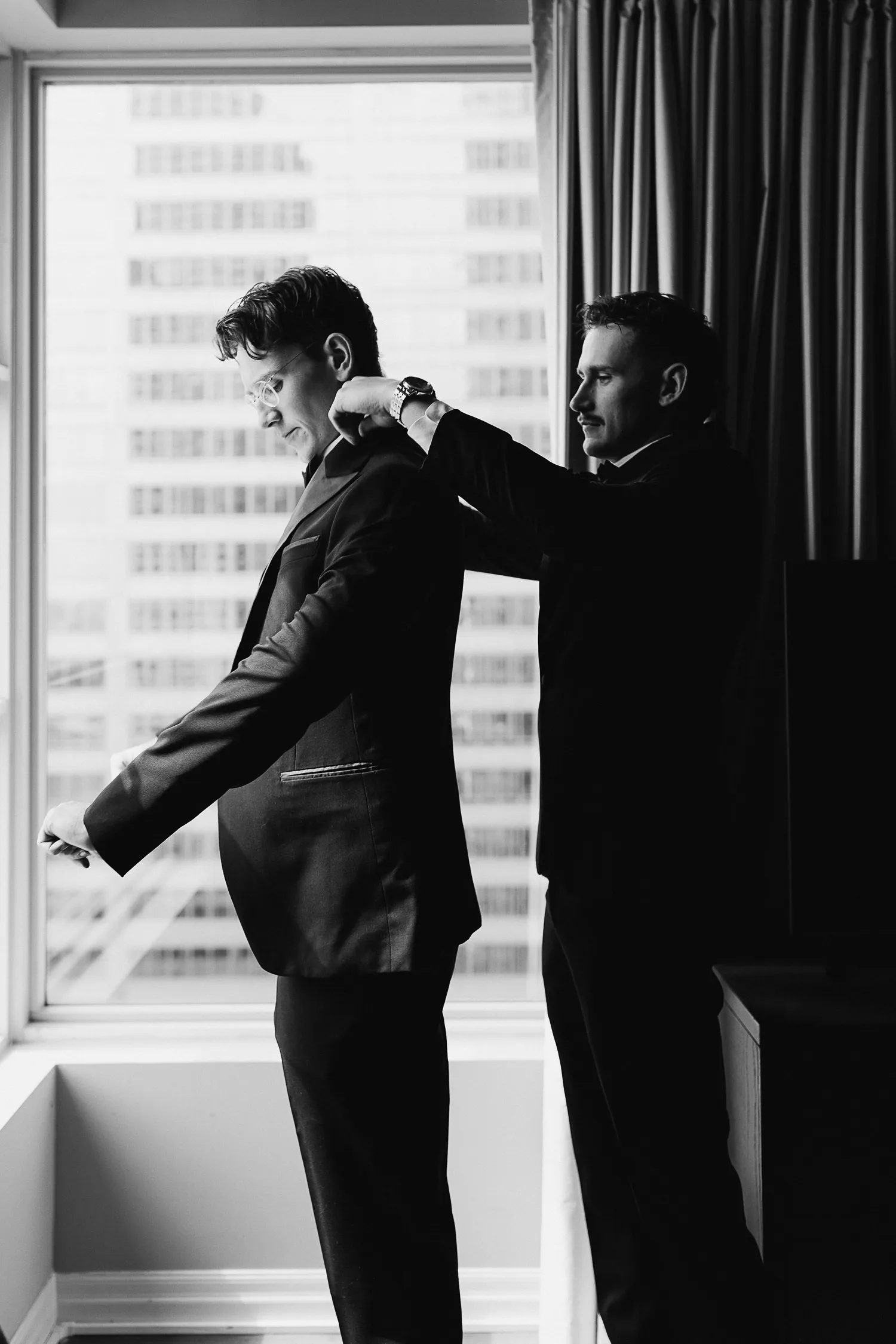 Wedding morning at One King West Hotel