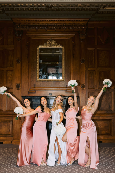 Intimate wedding moment at One King West