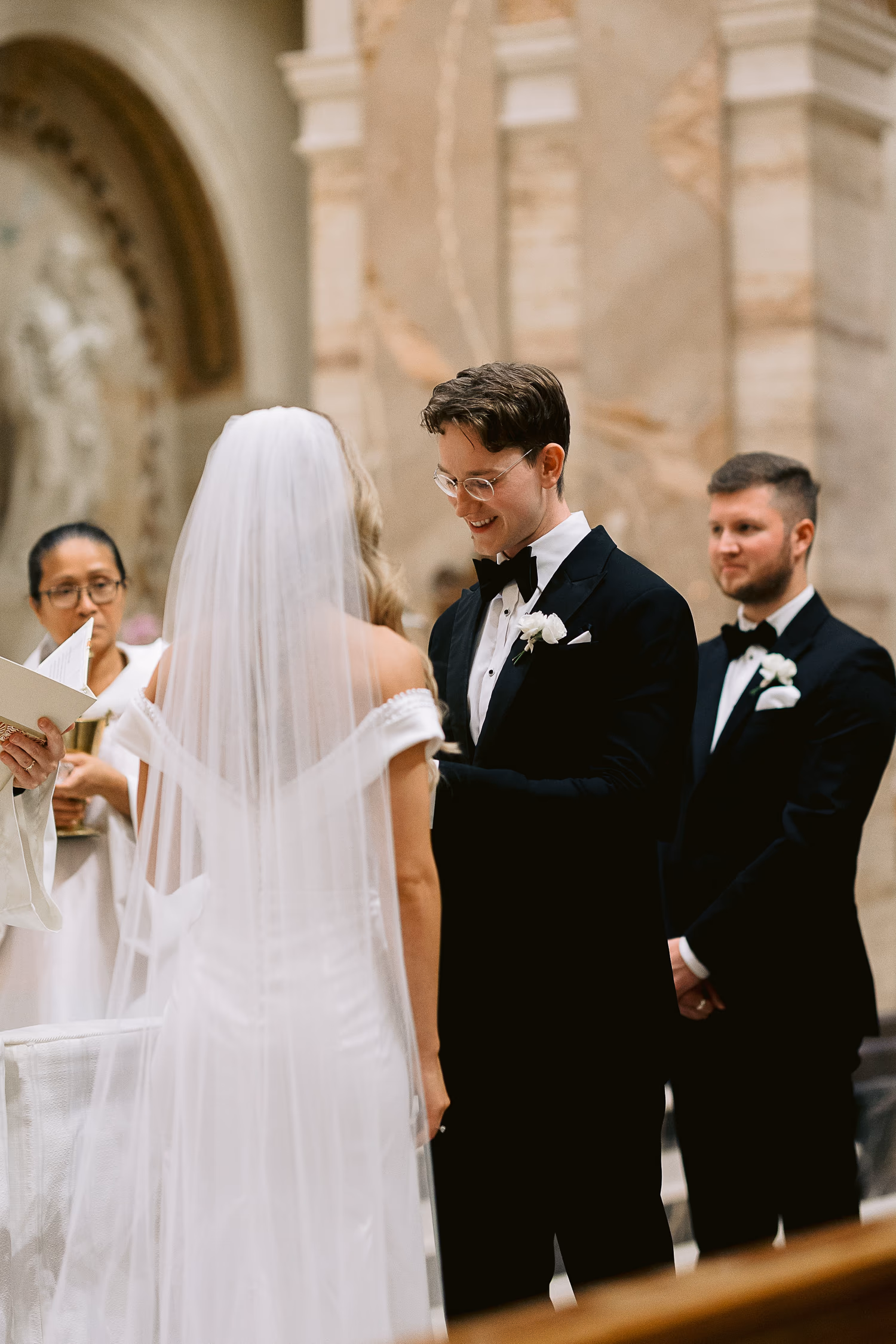 Wedding photo at Our Lady of Sorrows Parish