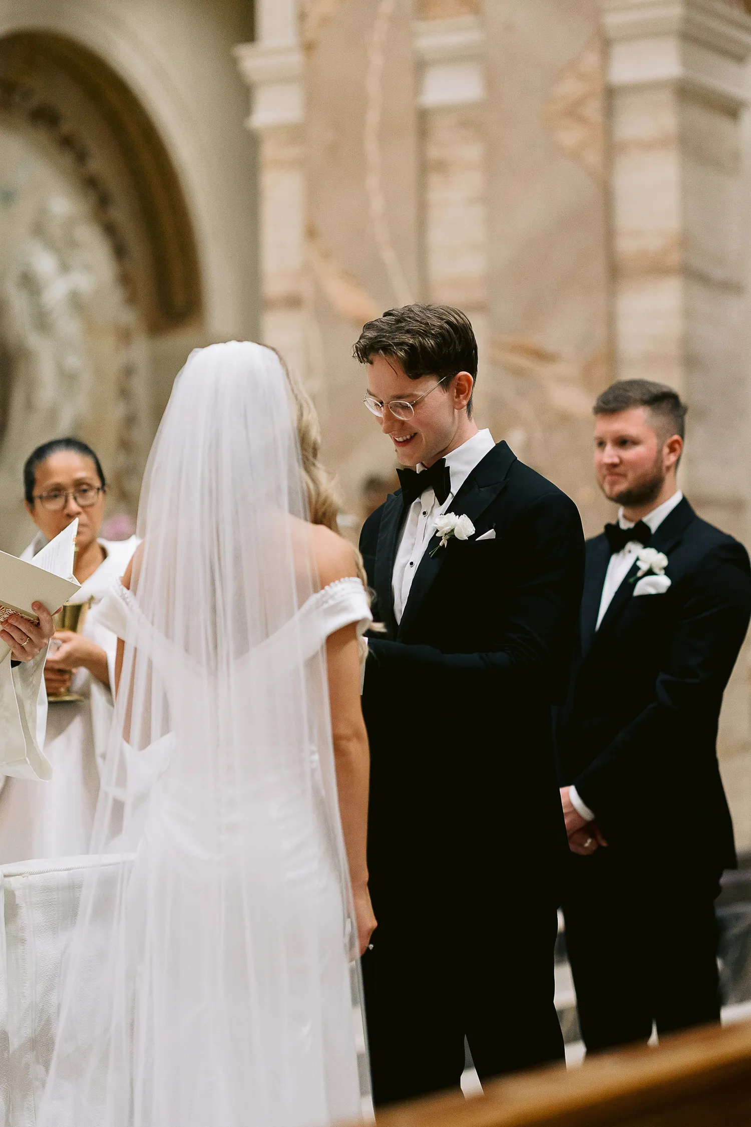Wedding photo at Our Lady of Sorrows Parish