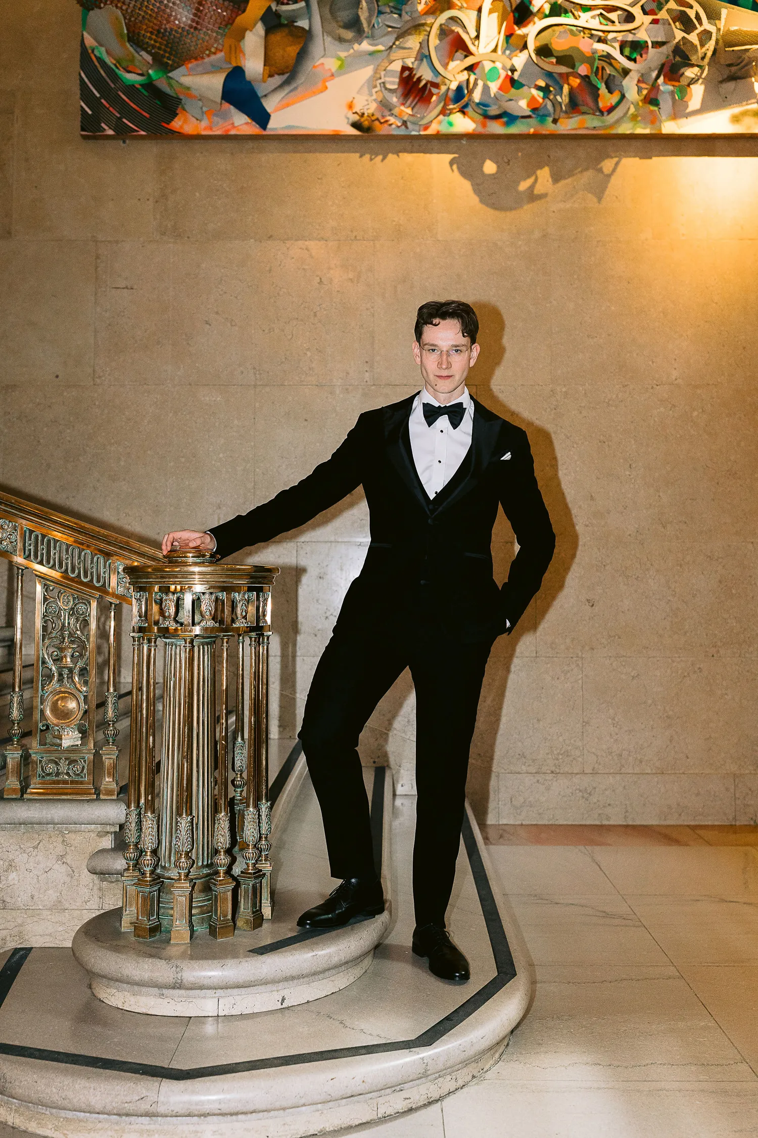 Getting ready at One King West Hotel