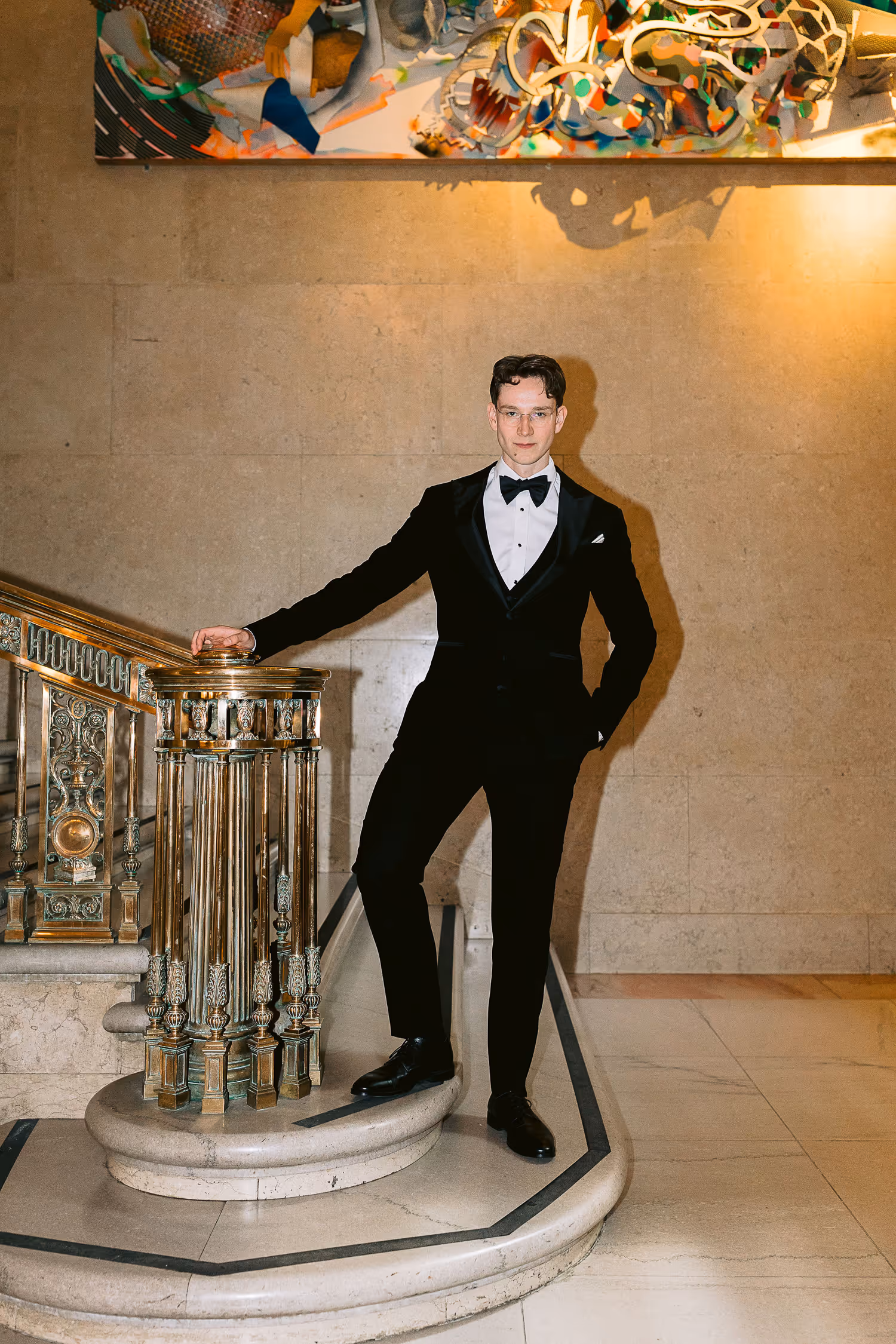 Getting ready at One King West Hotel