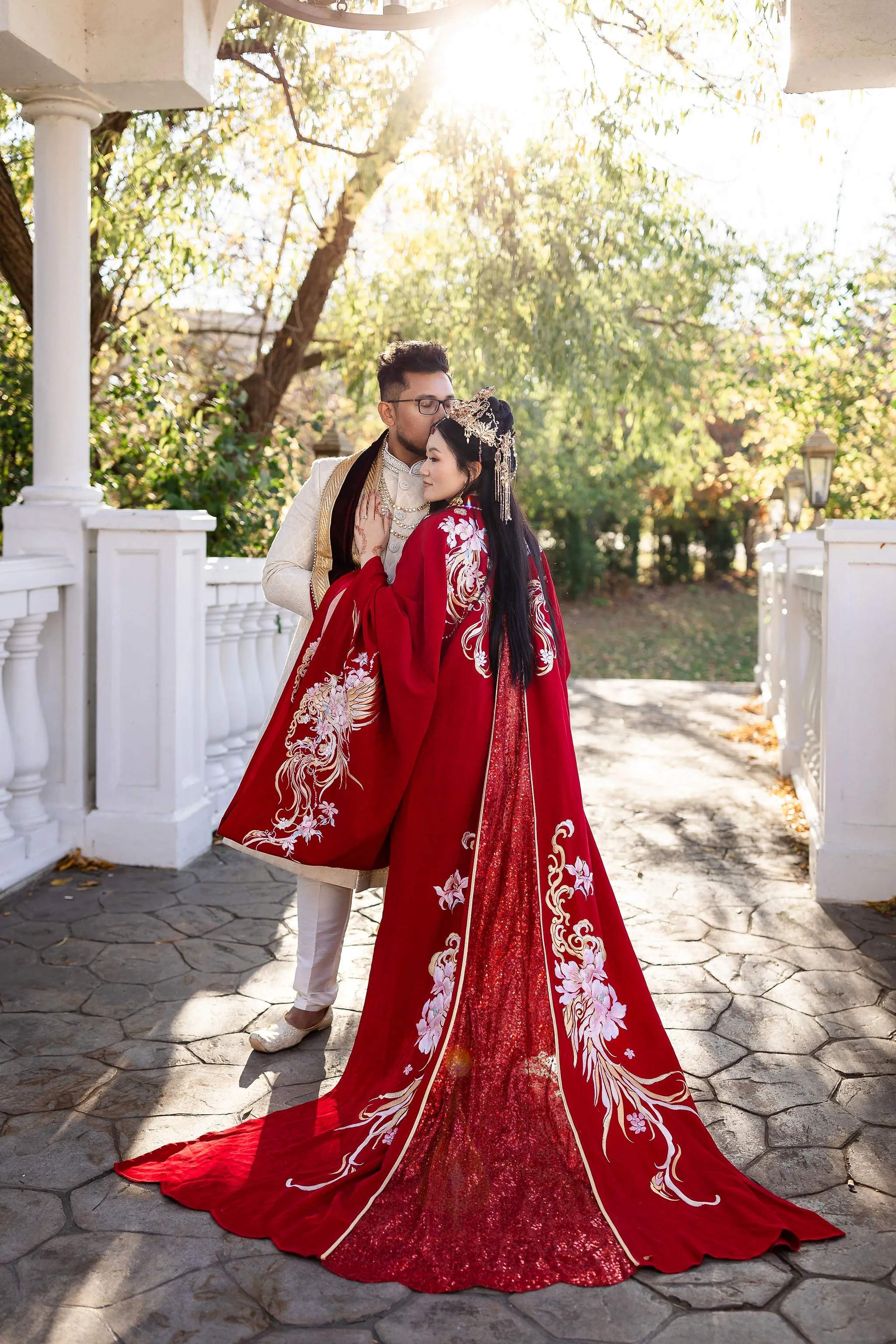 Traditional Paradise Banquet Hall wedding photo