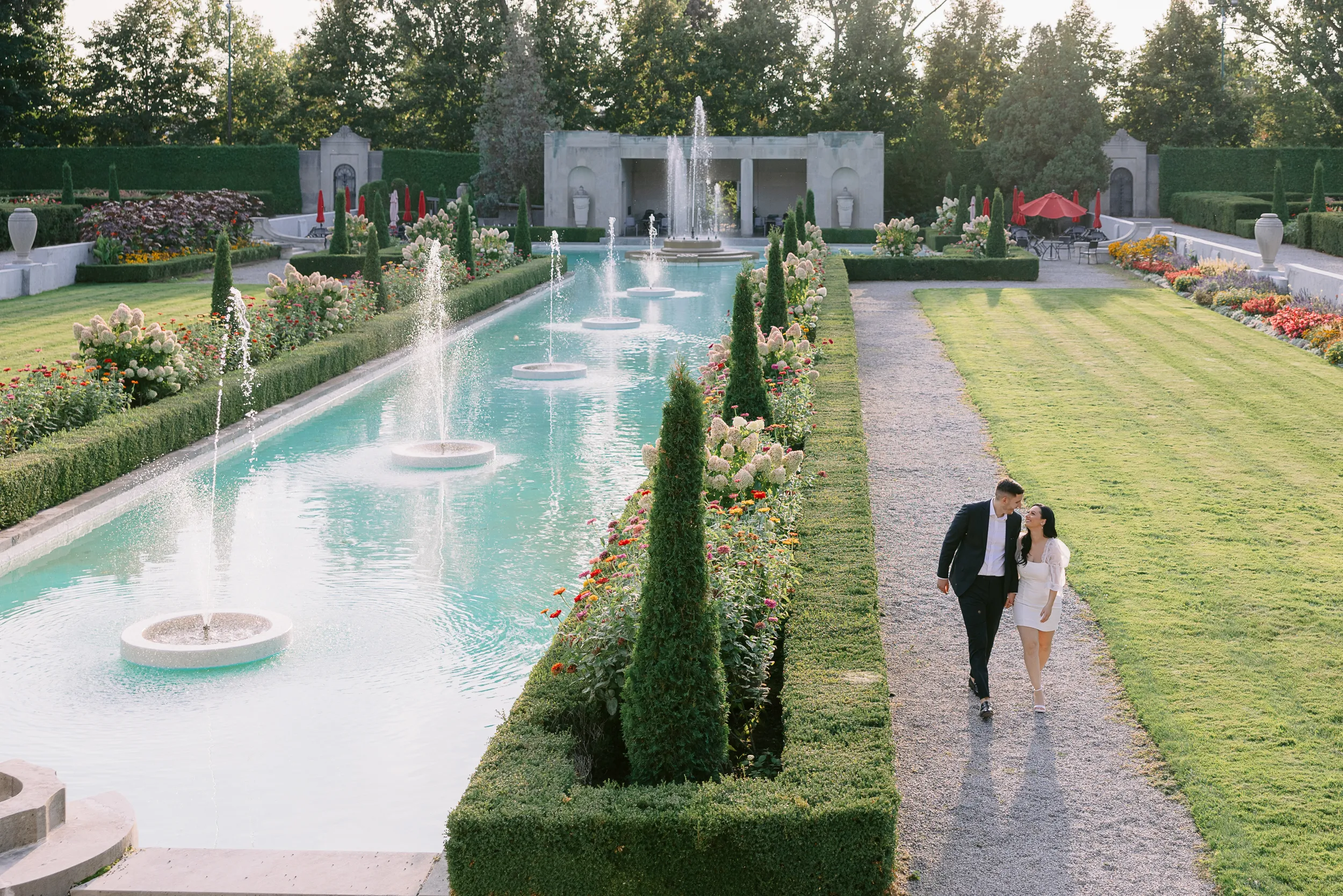 engagement photo at Parkwood Estate