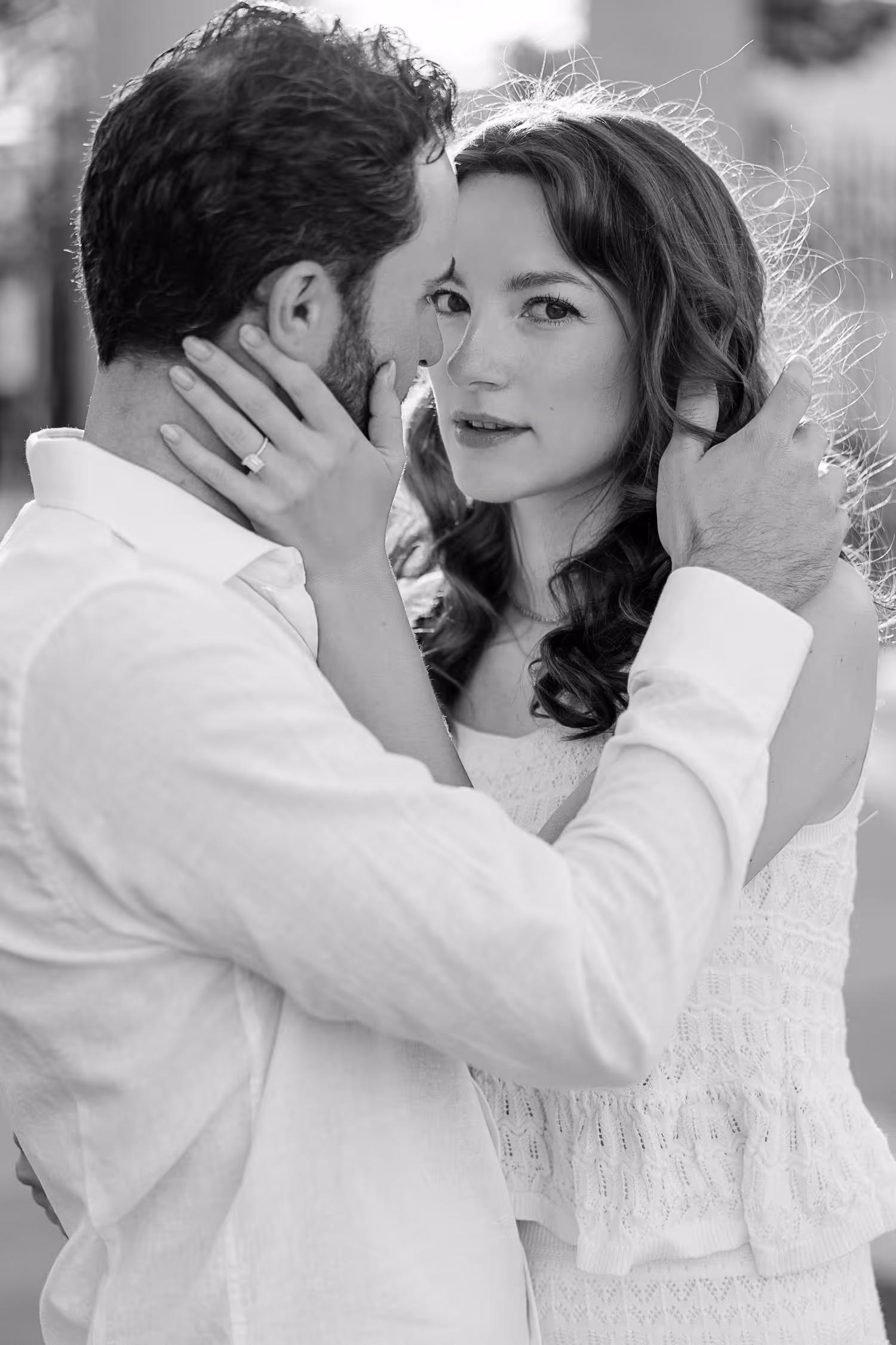 Romantic Princes Gates engagement photoshoot