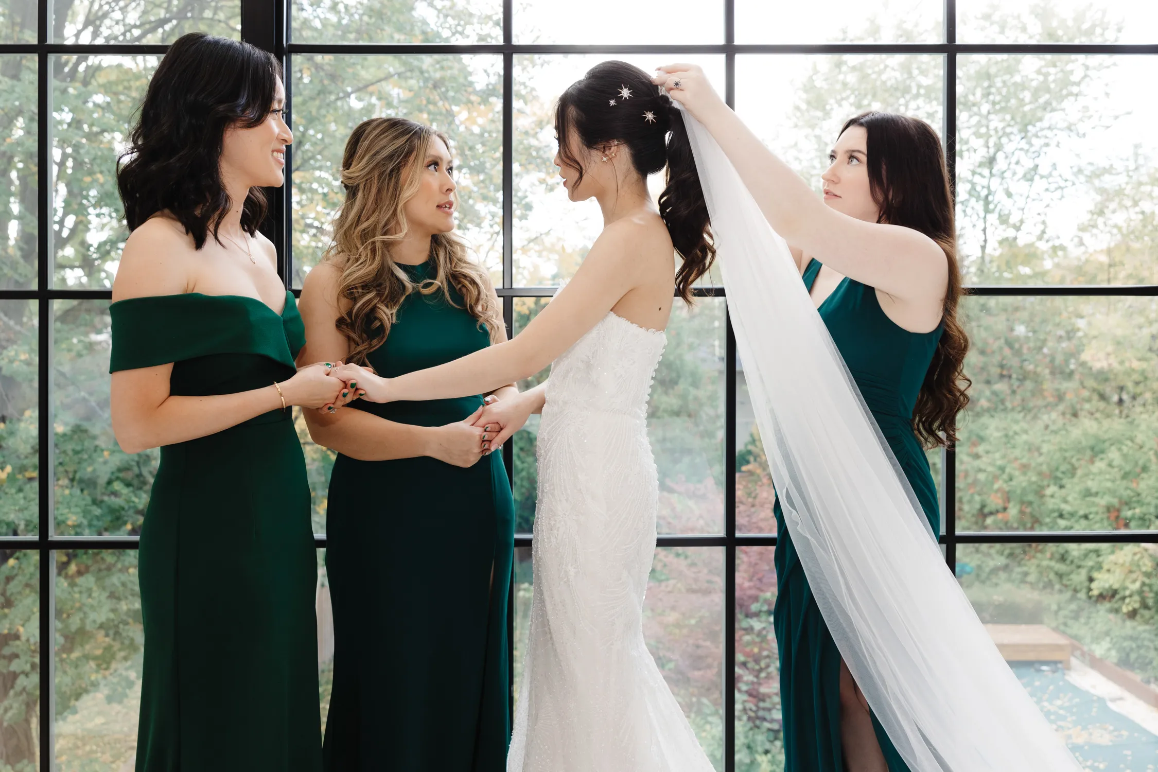 bride getting ready