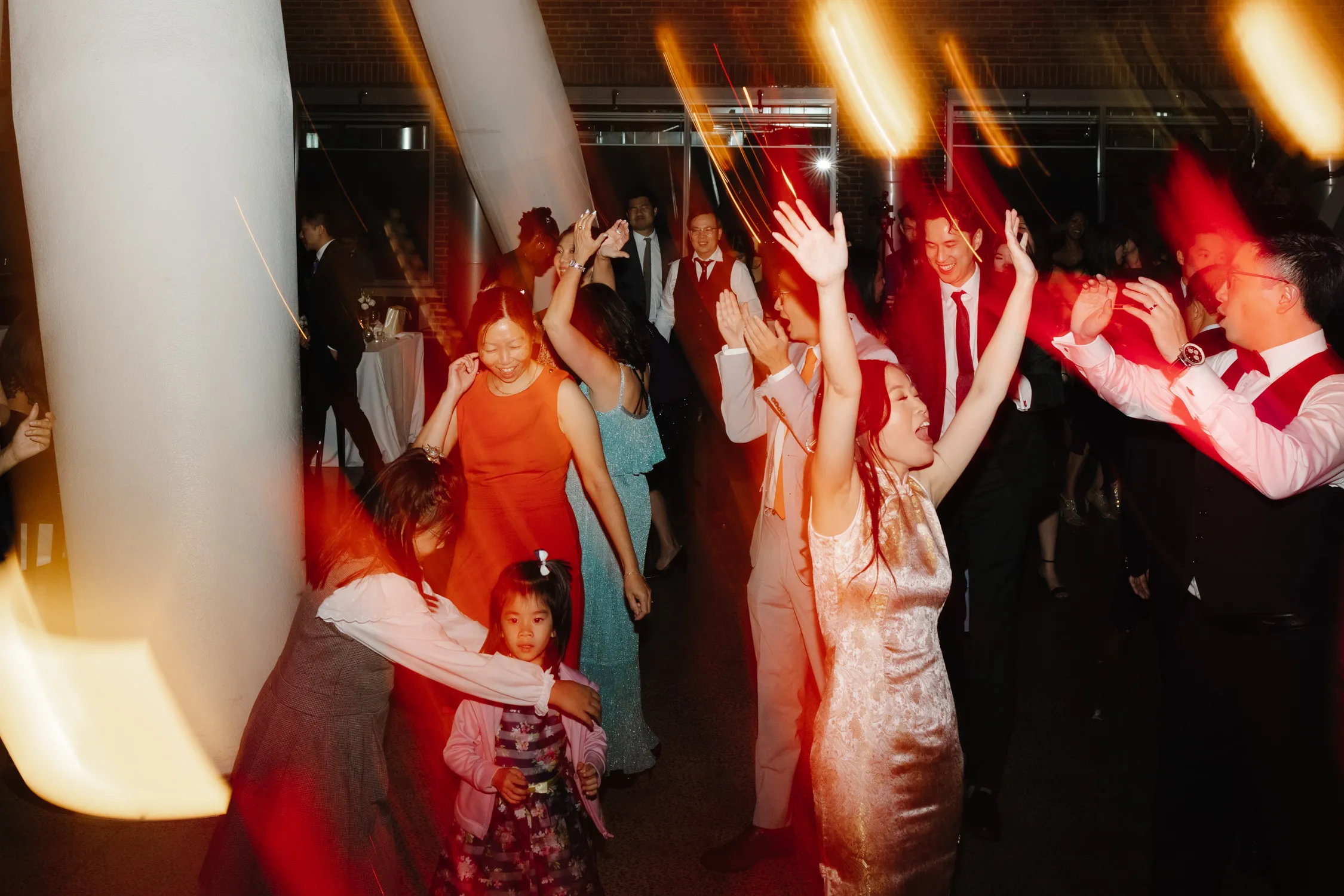 ricardas atrium reception dance party photo
