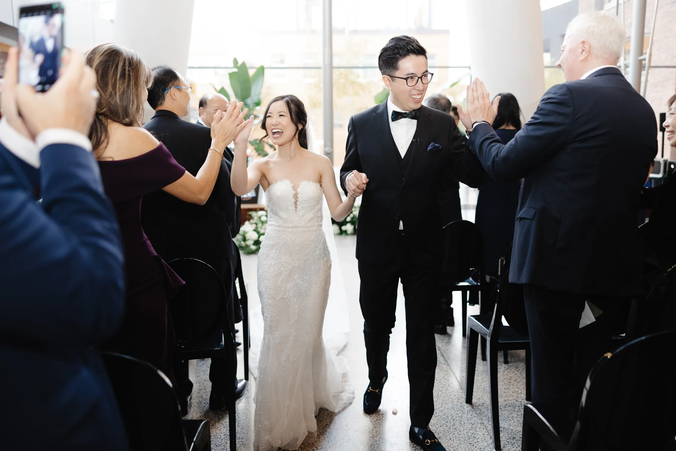 stylish bridal party at Secrette Speakeasy Bar