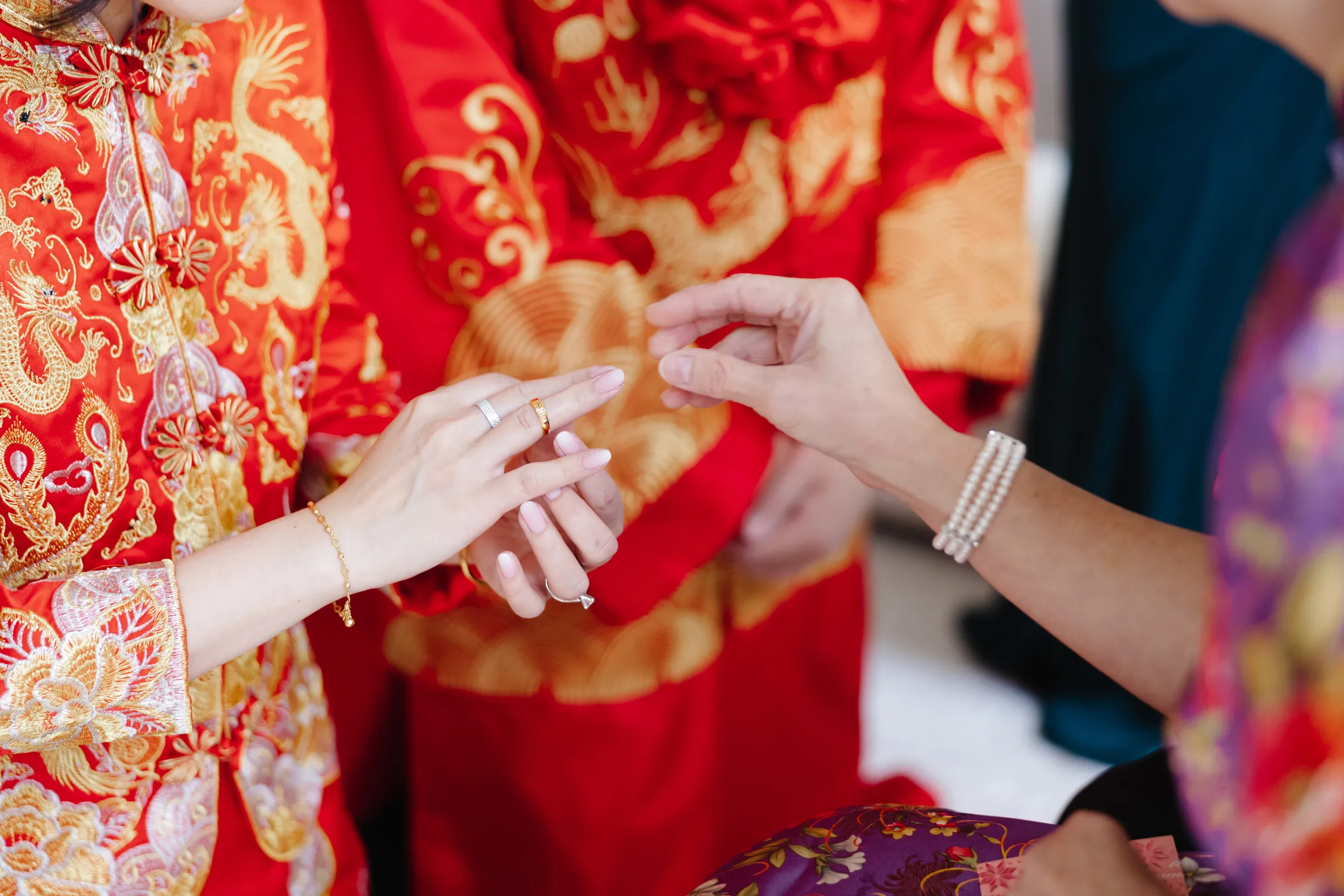 wedding tea ceremony ring gift
