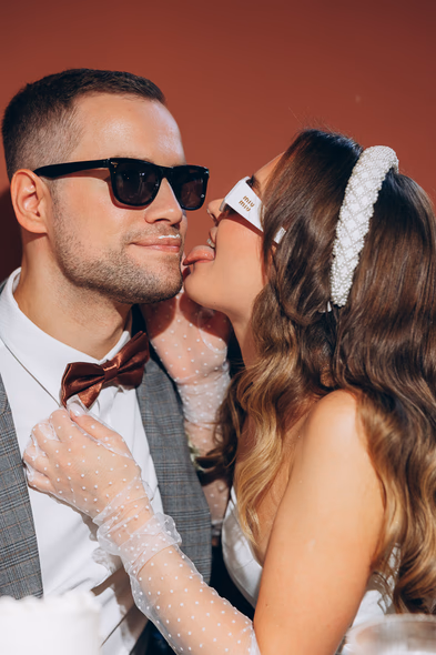 Micro wedding trendy photo