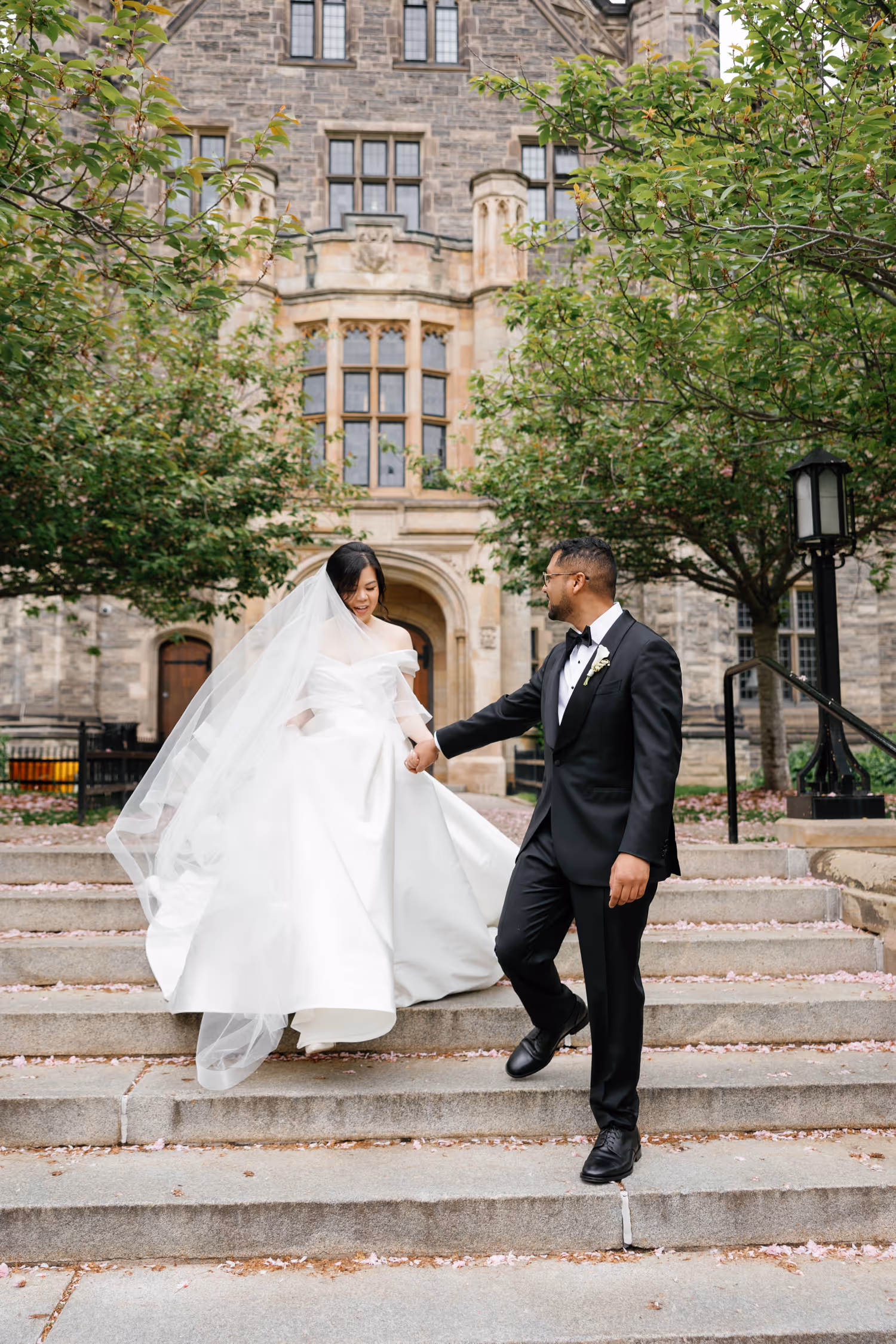 Wedding photography at Trinity College Toronto 