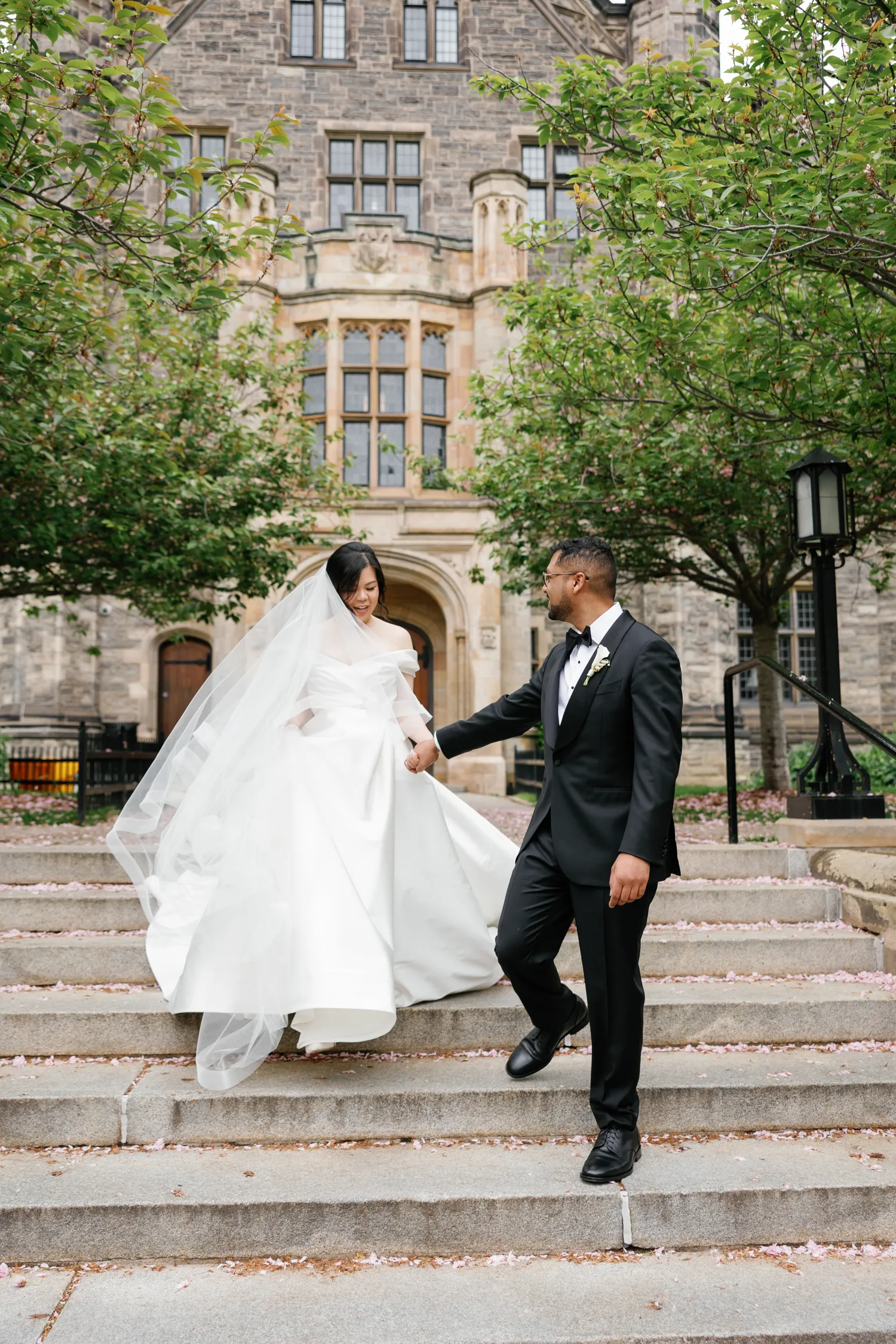 Wedding photography at Trinity College Toronto 