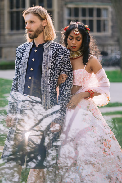 Intimate engagement picture at Trinity College