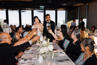 wedding reception at Canoe Restaurant