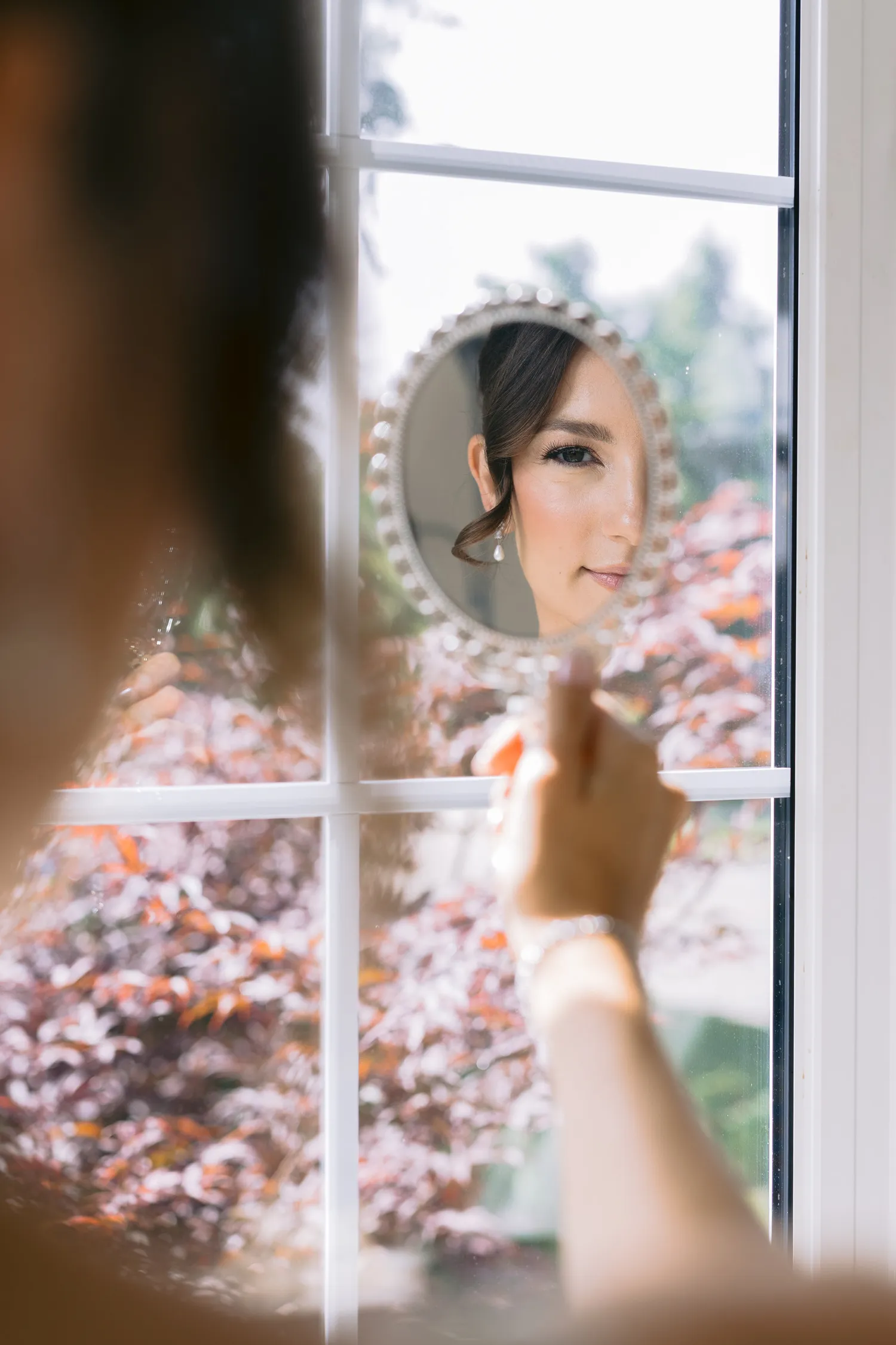 Bride getting ready at Royal Venetian Mansion