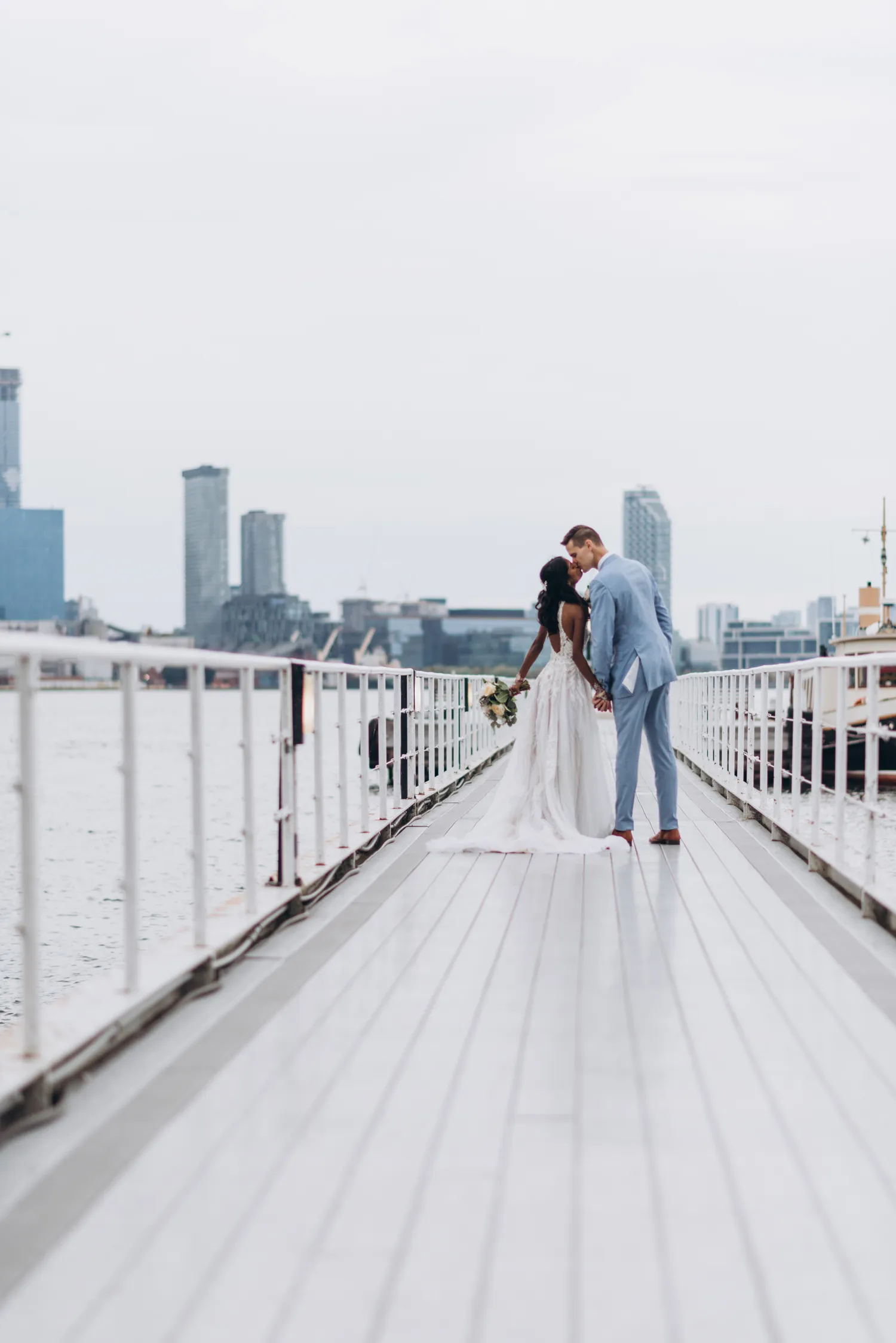 Luxury Royal Canadian Yacht Club wedding photo