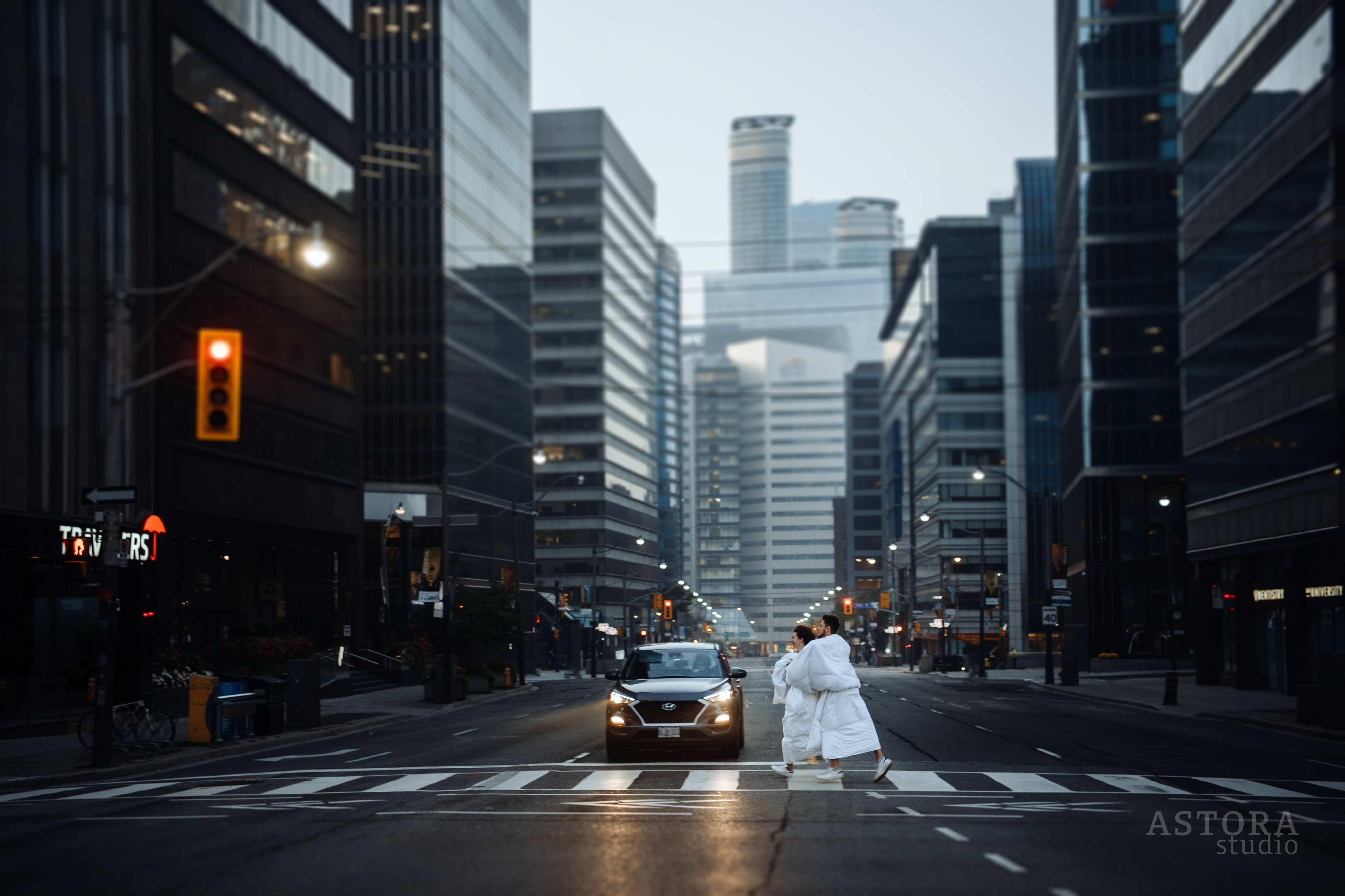unusual unique engagement photoshoot in Toronto