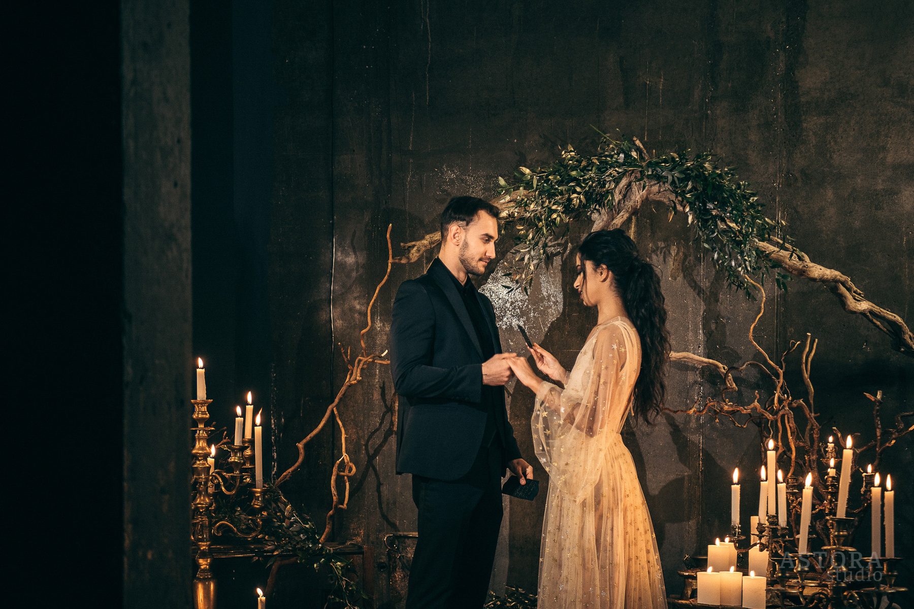 marriage indoor photo by Astora Studio