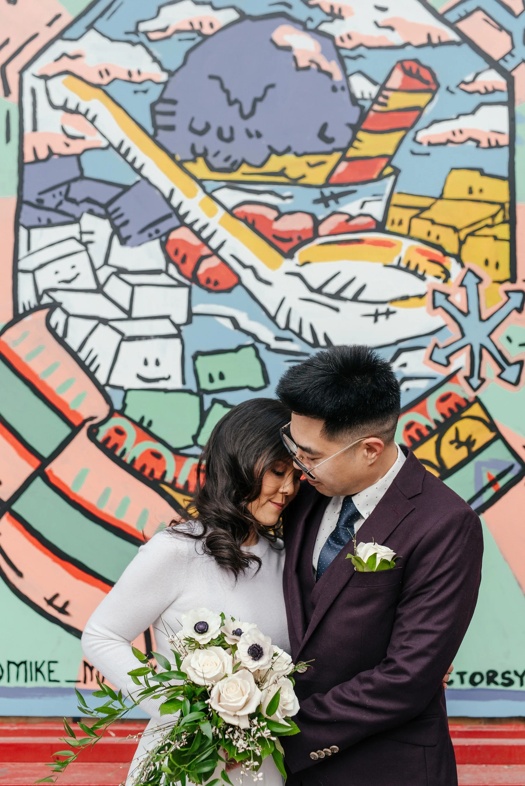 Graffiti Alley Engagement Photography